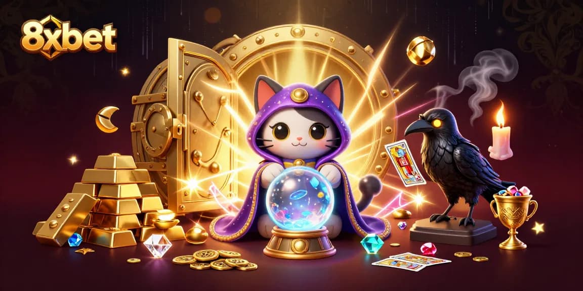 Experience the enchanting world of 8xbet with mystic characters, treasure, and dynamic casino themes.