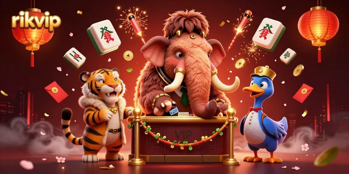 Experience the excitement of rikvip with a dynamic casino scene featuring engaging characters and immersive game elements.