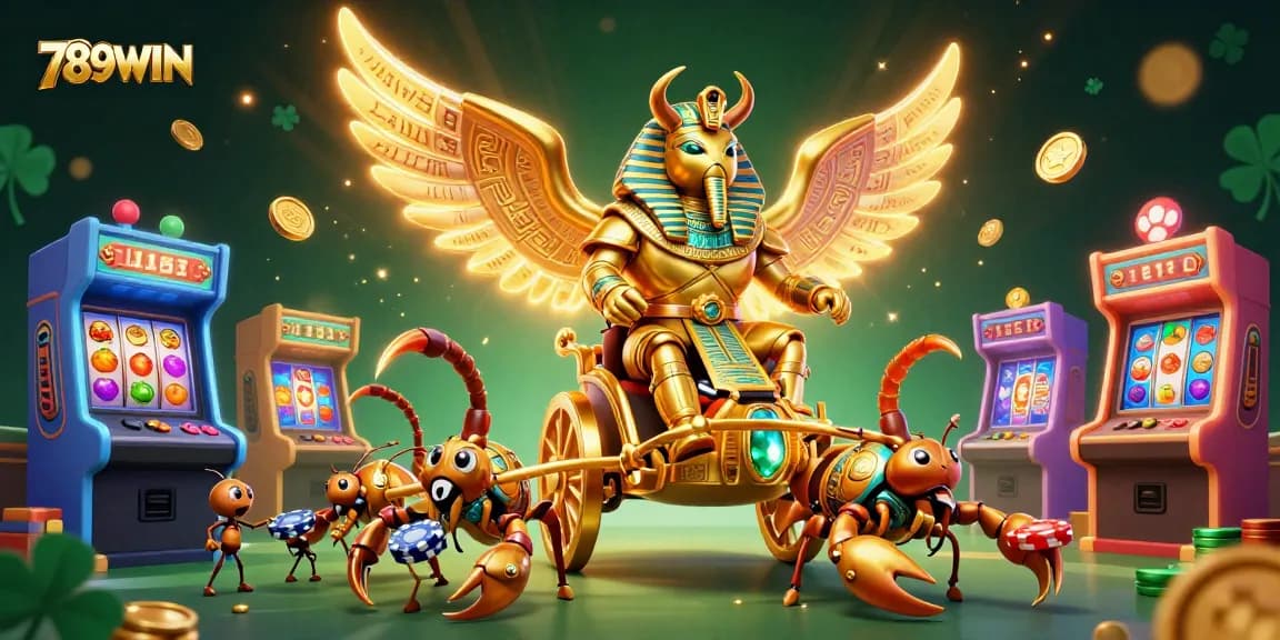 Experience thrilling gaming moments at 789WIN with vibrant casino elements and engaging characters.