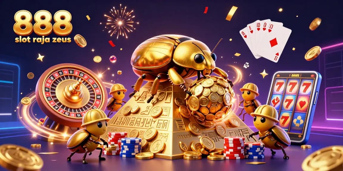 Experience 888 slot raja zeus with thrilling gameplay amidst dynamic casino visuals and sparkling rewards.