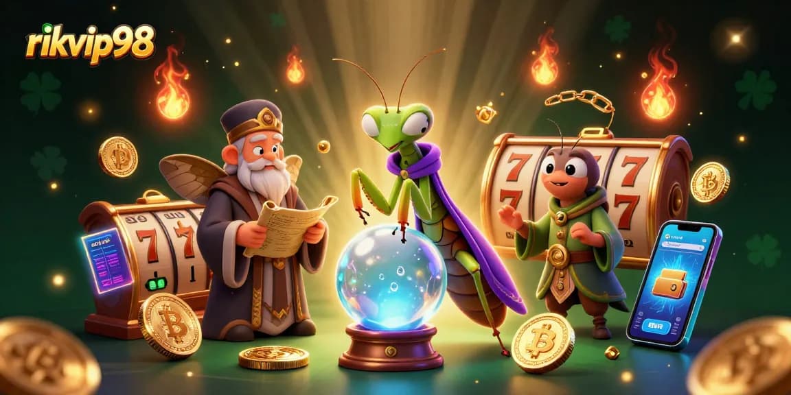 Experience thrilling wins with rikvip98's vibrant slot games featuring rich 3D characters and dynamic visuals.