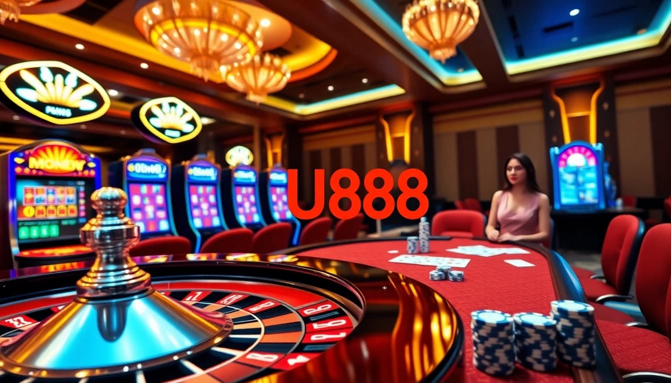 Experience thrilling moments at UU88 with vibrant casino tables and engaging games.