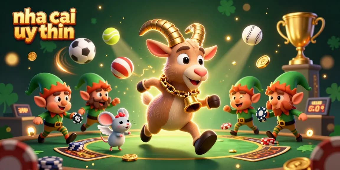 Experience thrilling gameplay at nha cai uy tin with dynamic scenes of festive casino elements and friendly chaos.
