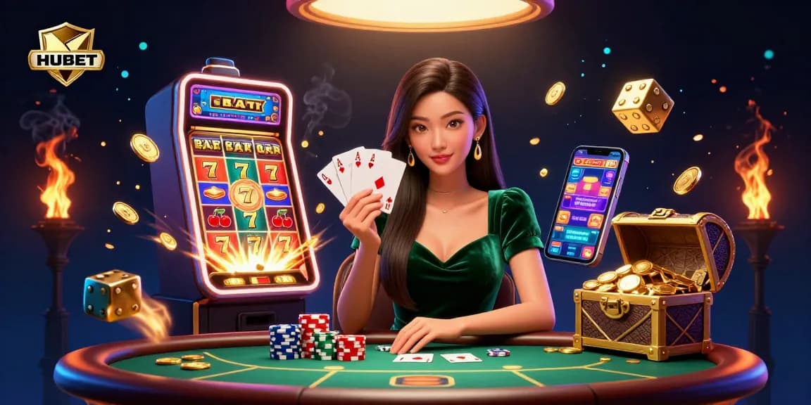 Experience thrilling gameplay at HUBET, where poker meets immersive casino elements in stunning 3D.