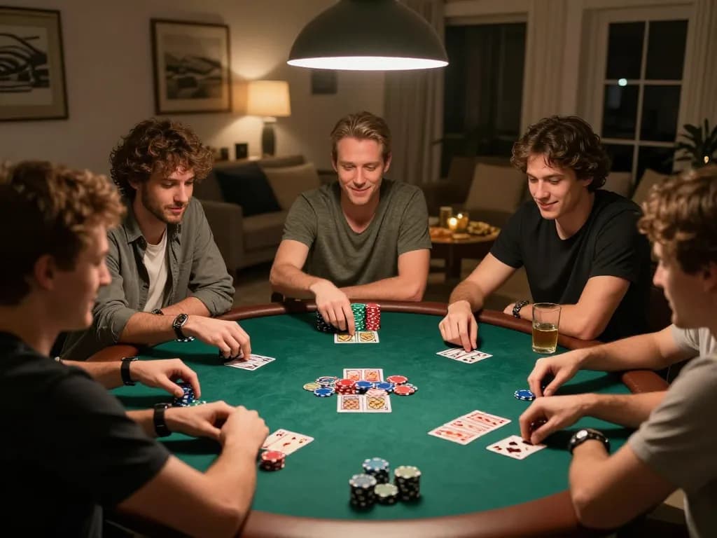 Engaging poker game night with friends using 68win strategies for a thrilling experience