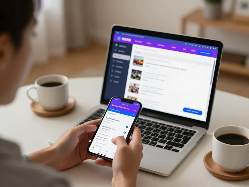 Engaging with kèo bóng đá through a smartphone during live betting in a cozy home atmosphere