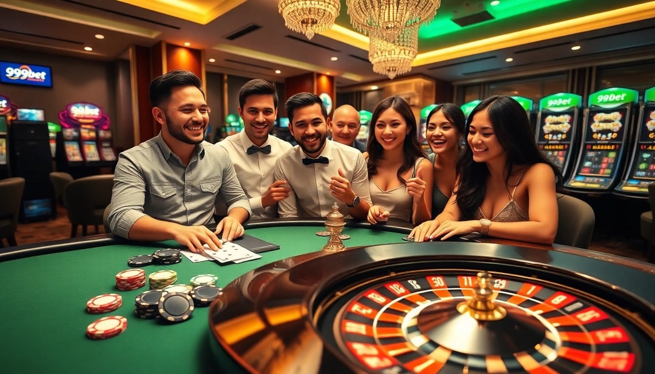 Experience the thrill of high-stakes gaming at 999bet with engaging casino tables and vibrant roulette.