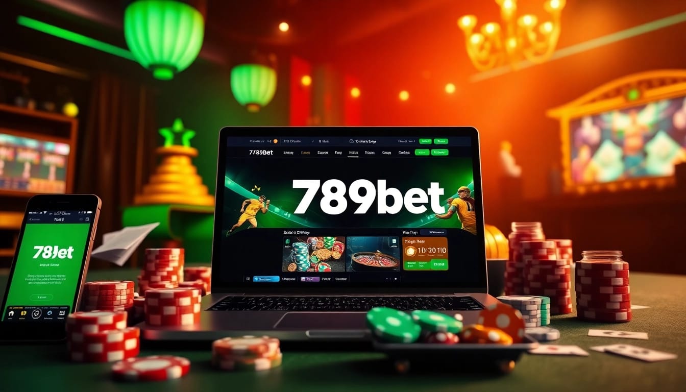 Exciting online betting experience with 789bet gaming interface and casino elements.