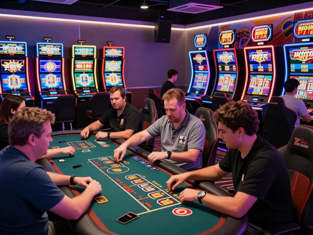 Exciting online gambling experience at xx88 with players engaged in live games.