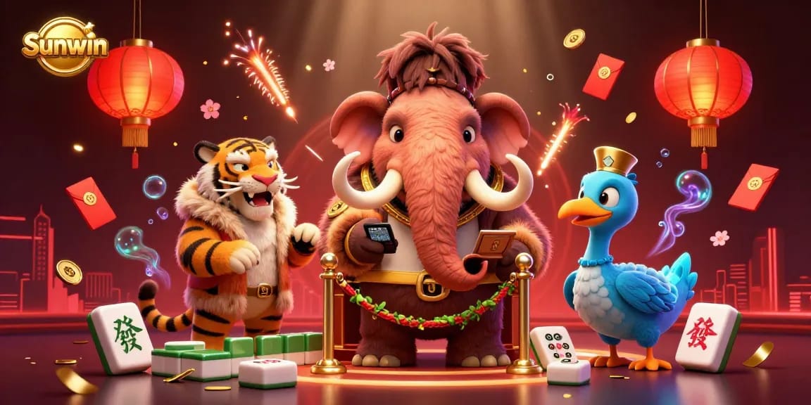 Experience thrilling gameplay at Sunwin with vibrant illustrations of characters and atmospheric elements in an engaging casino scene.
