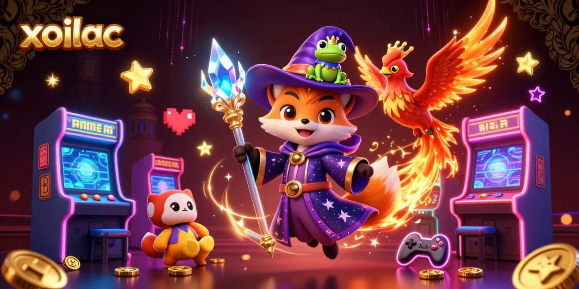 Experience exhilarating gameplay at xoilac featuring enchanting characters amidst vibrant 3D arcade elements.