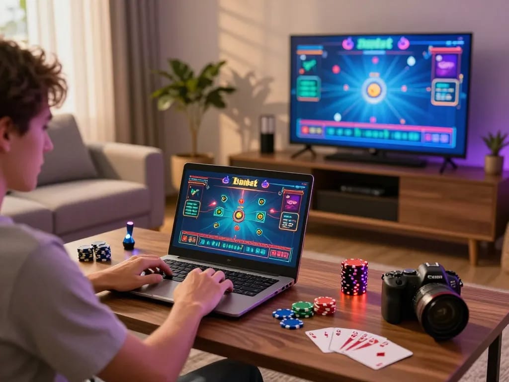 Experience thrilling gaming moments at 789bet with vibrant action and stylish decor.
