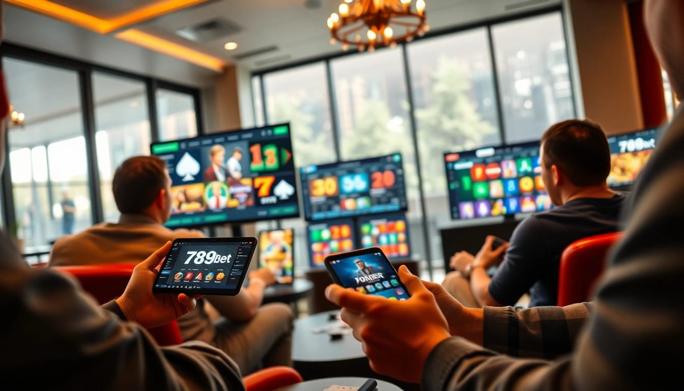Engaging online betting experience with 789bet platform showcasing poker and sports betting.