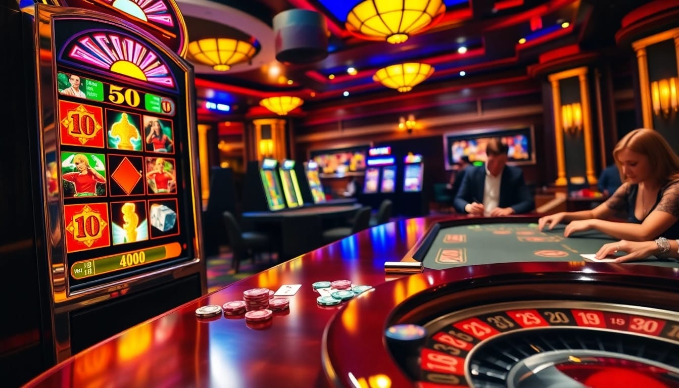 Experience the thrill of playing LuckyWin, featuring vibrant slot machines and lively casino games.