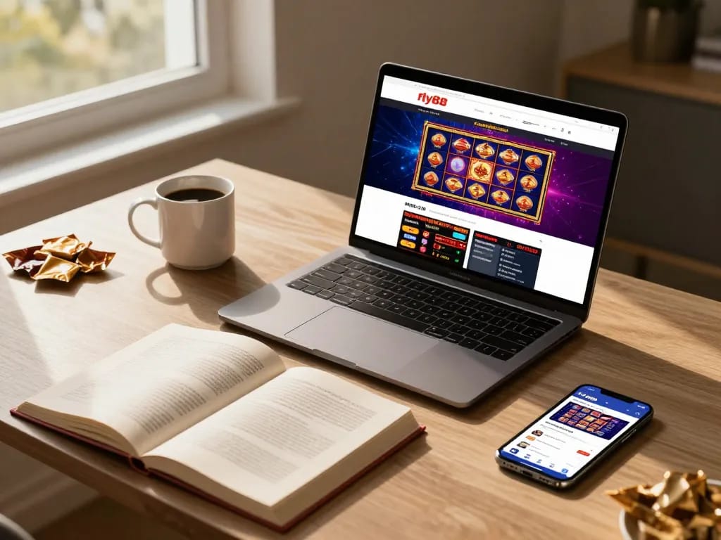 Engaging gameplay at Fly88 online casino featuring a modern setup for immersive betting experience.