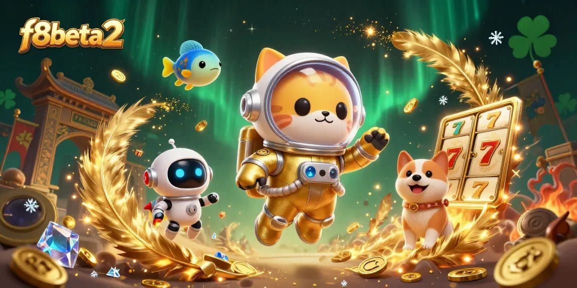 Engage in thrilling gameplay at f8beta2 with dynamic slots in a vibrant 3D digital scene