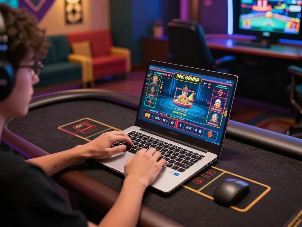 Playing live dealer games at NK88 casino with an engaging online experience and vibrant interface.
