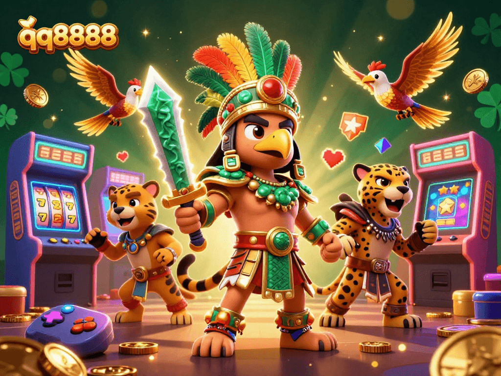 Experience the thrilling jackpot excitement of qq8888 with engaging 3D visuals and rich game elements.
