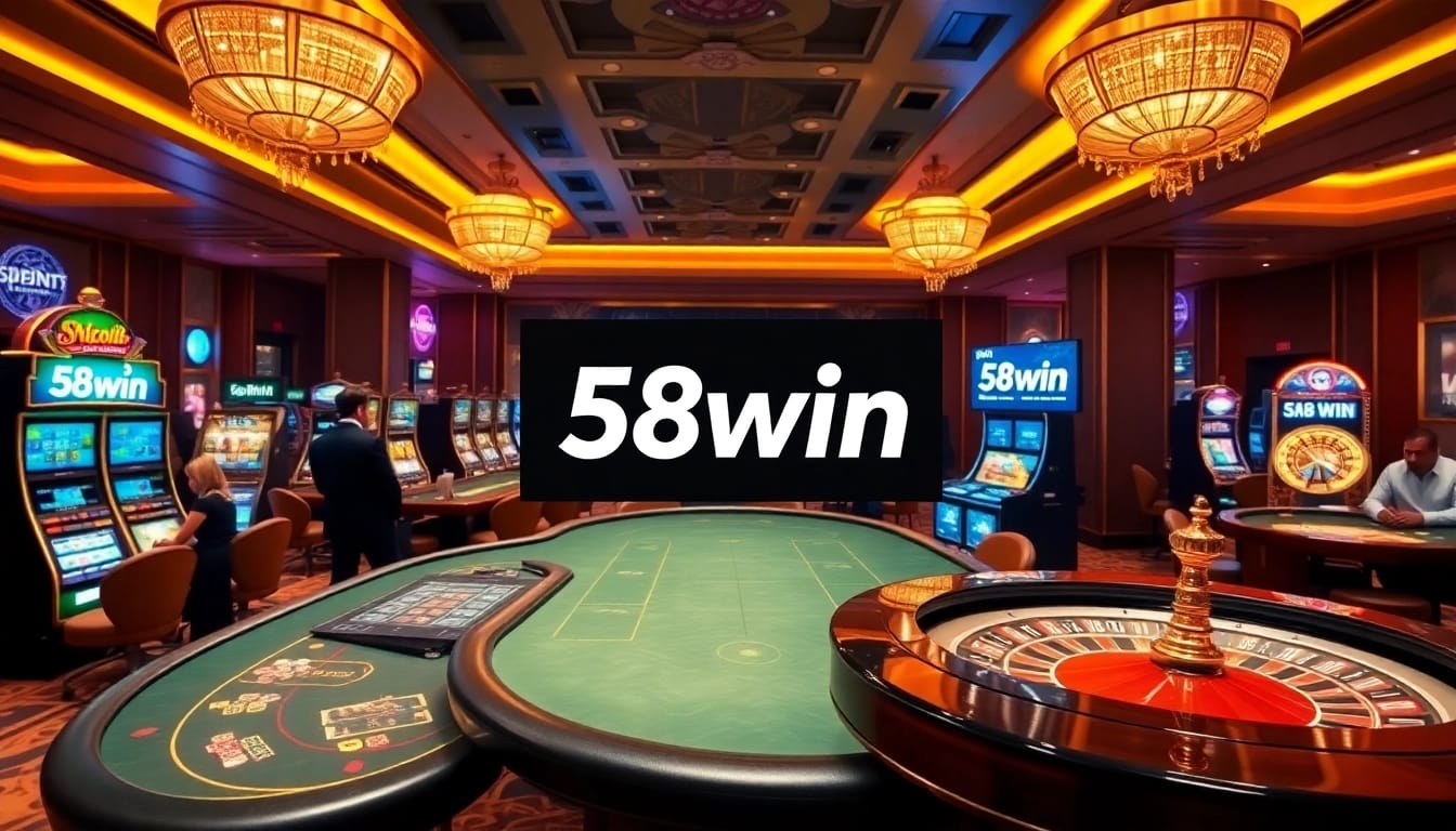 Experience the excitement of 58win đăng nhập with upscale casino games and vibrant slot machines.