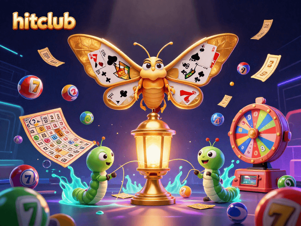 Hitclub offers thrilling slot adventures with vibrant 3D graphics and animated casino elements.