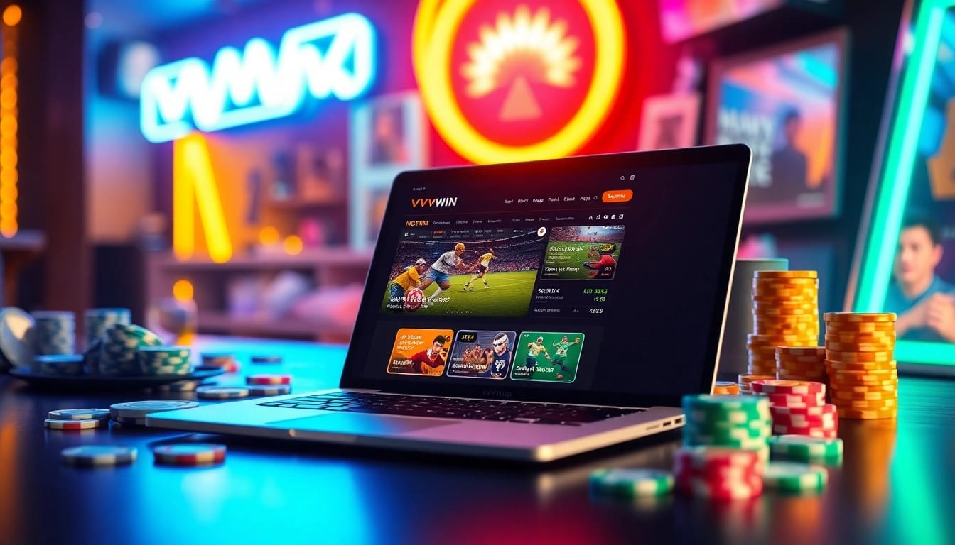 Experience the excitement of online gaming at vvvwin88.live with a vibrant scene of virtual gambling.