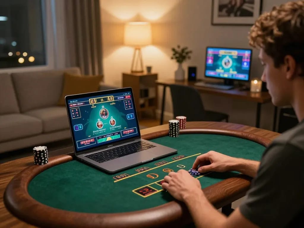 Experience the excitement of rikvip through strategic online gaming in a cozy home atmosphere.