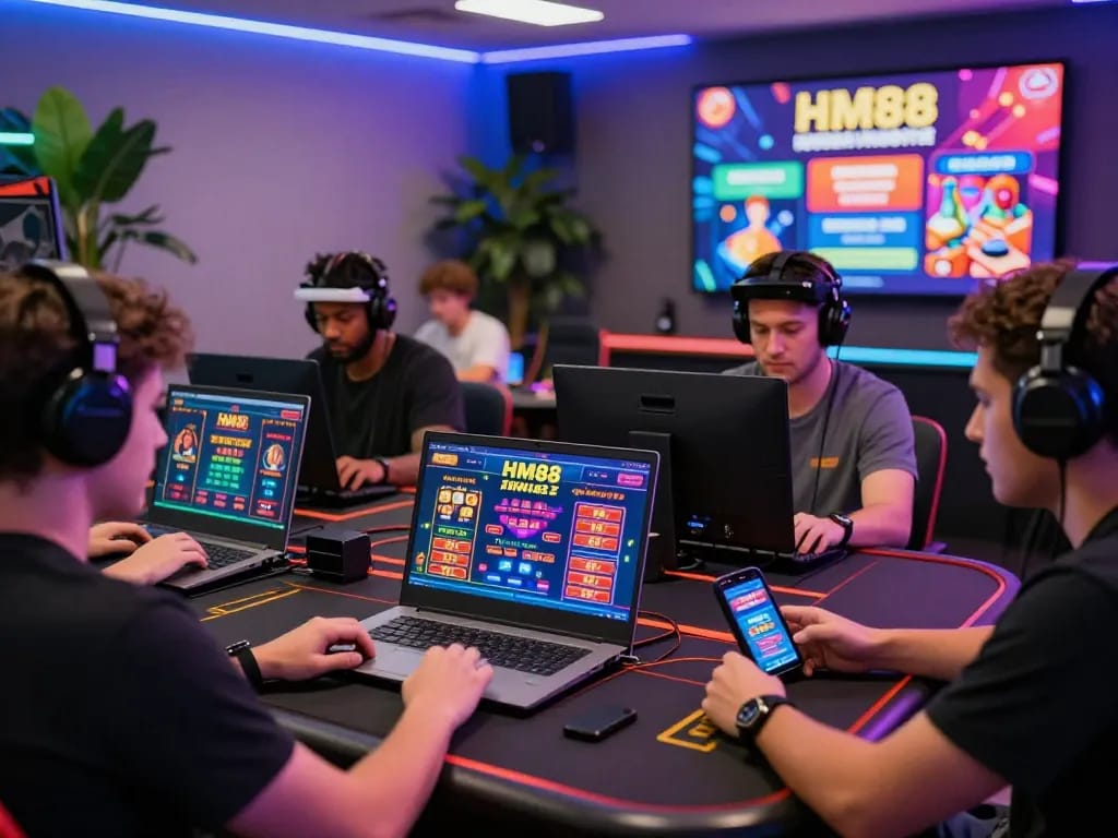 Interactive online gaming experience with HM88 showcasing vibrant gameplay atmosphere.