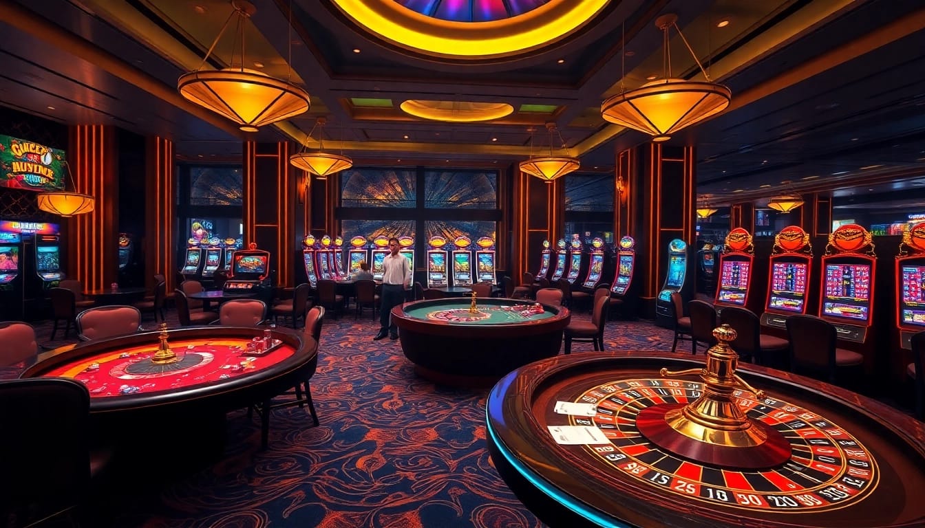 Experience the thrill of betting at mu88 with vibrant casino visuals and engaging gameplay.
