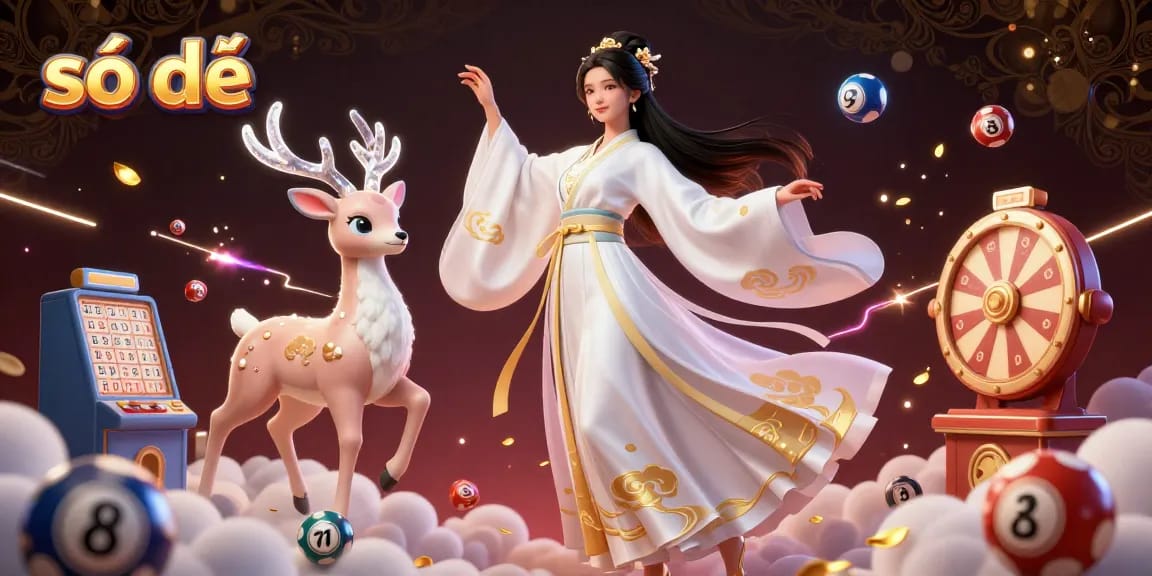 Witness the excitement of số đề lottery with stunning 3D characters and vibrant gaming elements.