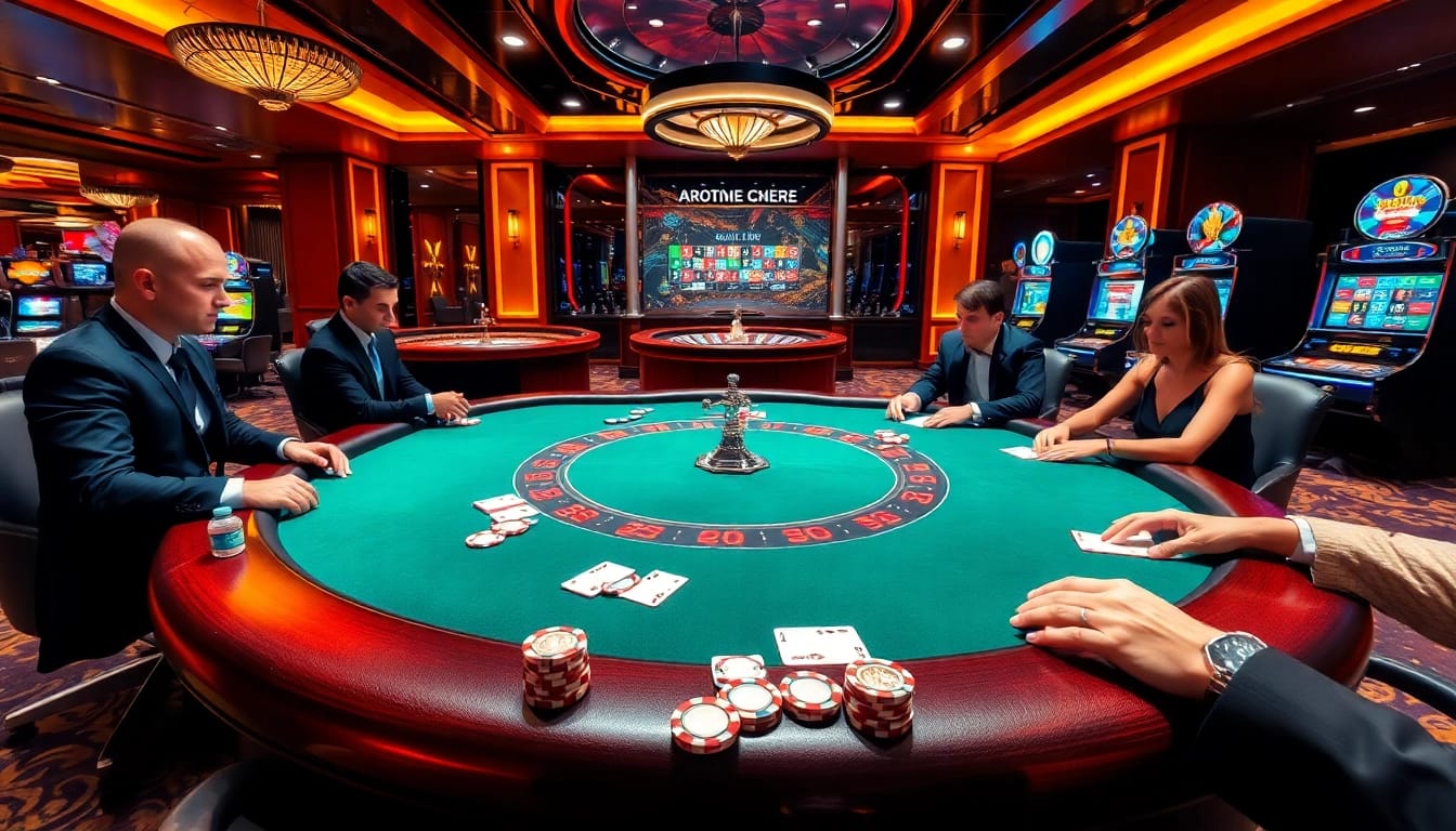 Experience reliable gaming at trang cá cược uy tín with vibrant casino tables and poker action.