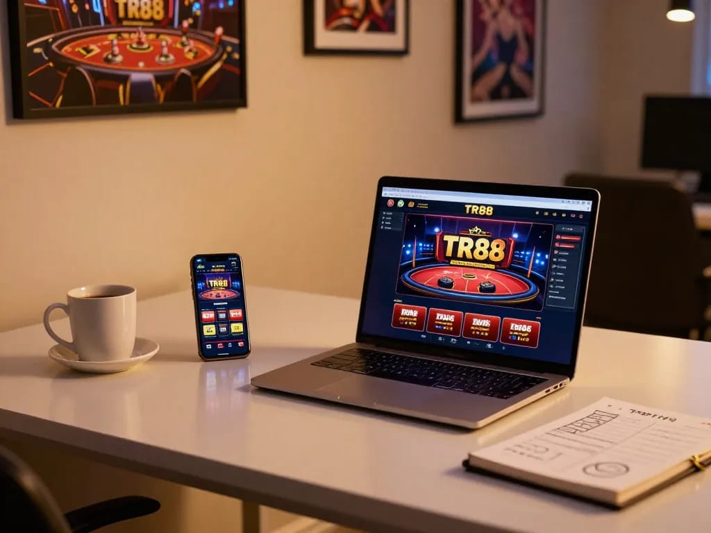 Engage in exciting gameplay at https://tr88.golf/ with a cozy online gaming setup showcasing casino strategies