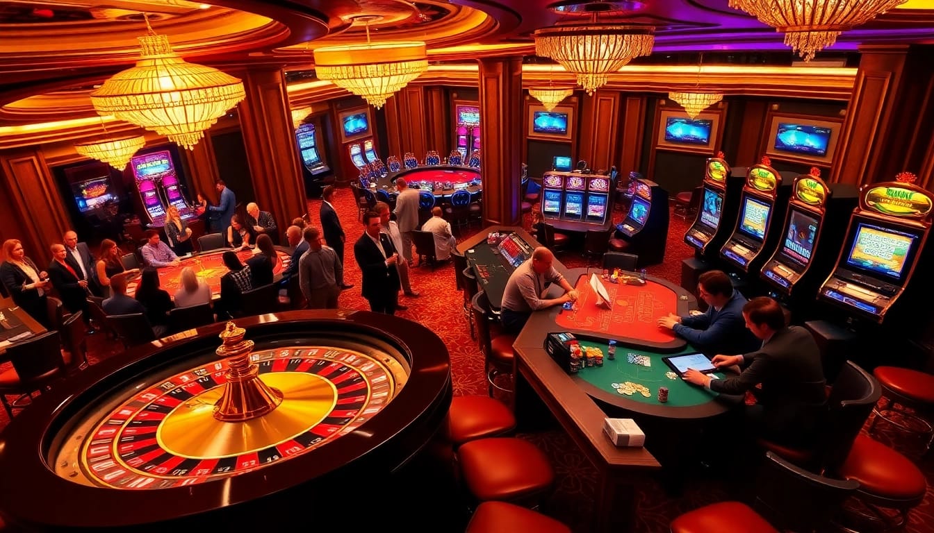Experience thrilling gameplay at go8m.co.com with a lively roulette table and poker action.