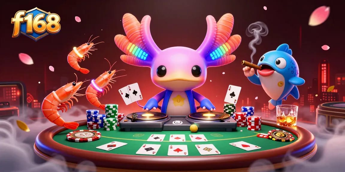 Experience thrilling wins at f168's dynamic casino with colorful characters and action-packed tables.