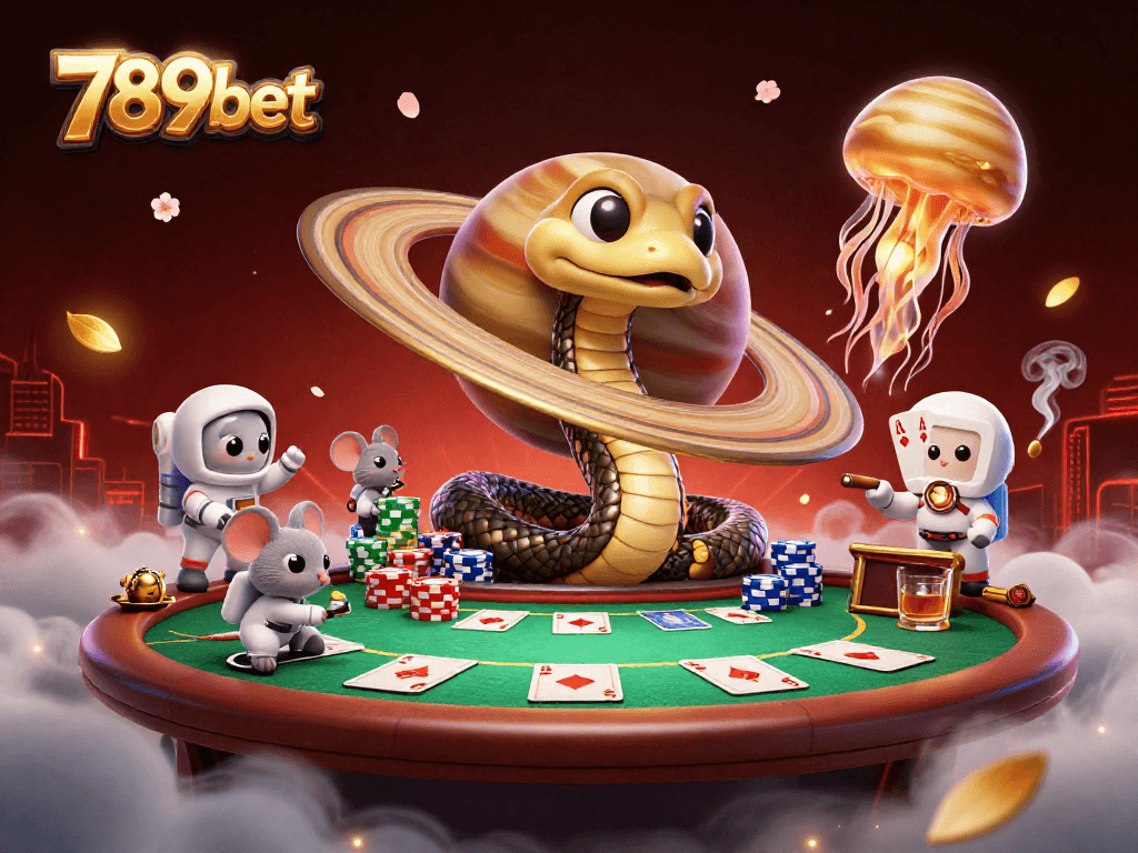 Experience thrilling gameplay at 789bet with astronaut mice betting on cosmic roulette and poker.