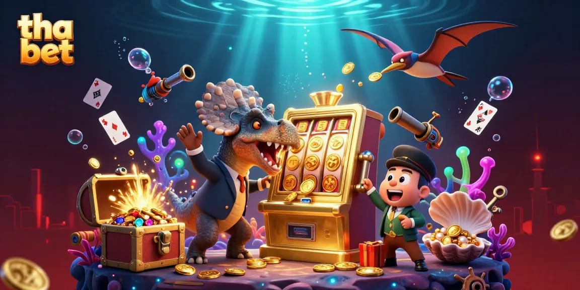 Experience the thrill of tha bet as pachycephalosaurus wins big at the casino, surrounded by flying coins and treasures.