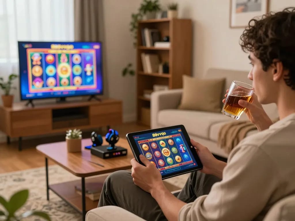Play an exciting slot game on the 88vvgo online casino interface from the comfort of home.