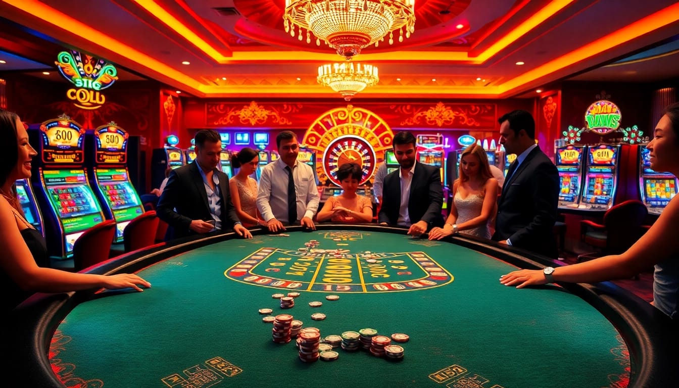 Experience the thrill of gaming at https://i9bet2h.store/ with vibrant casino tables and engaging players.