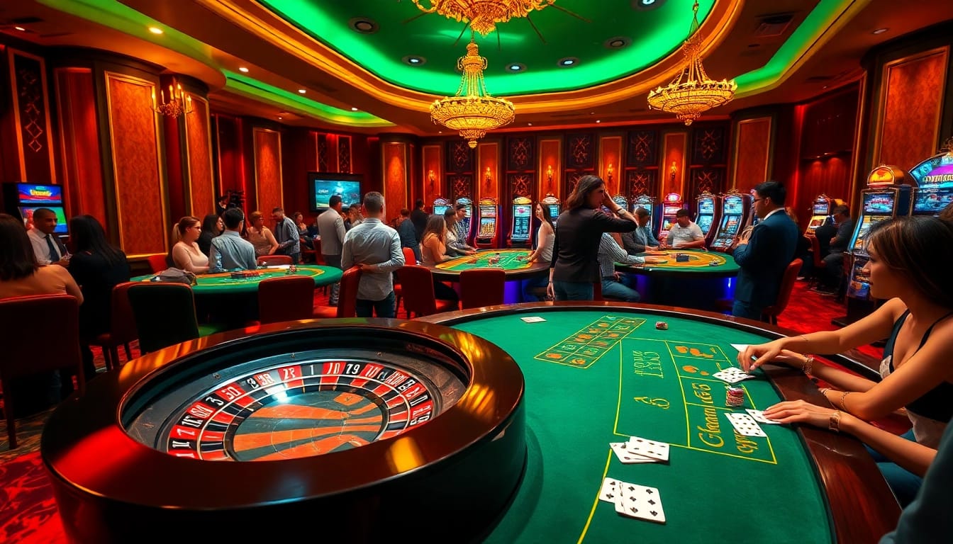 Experience thrilling games at topclub with vibrant tables and engaging players.