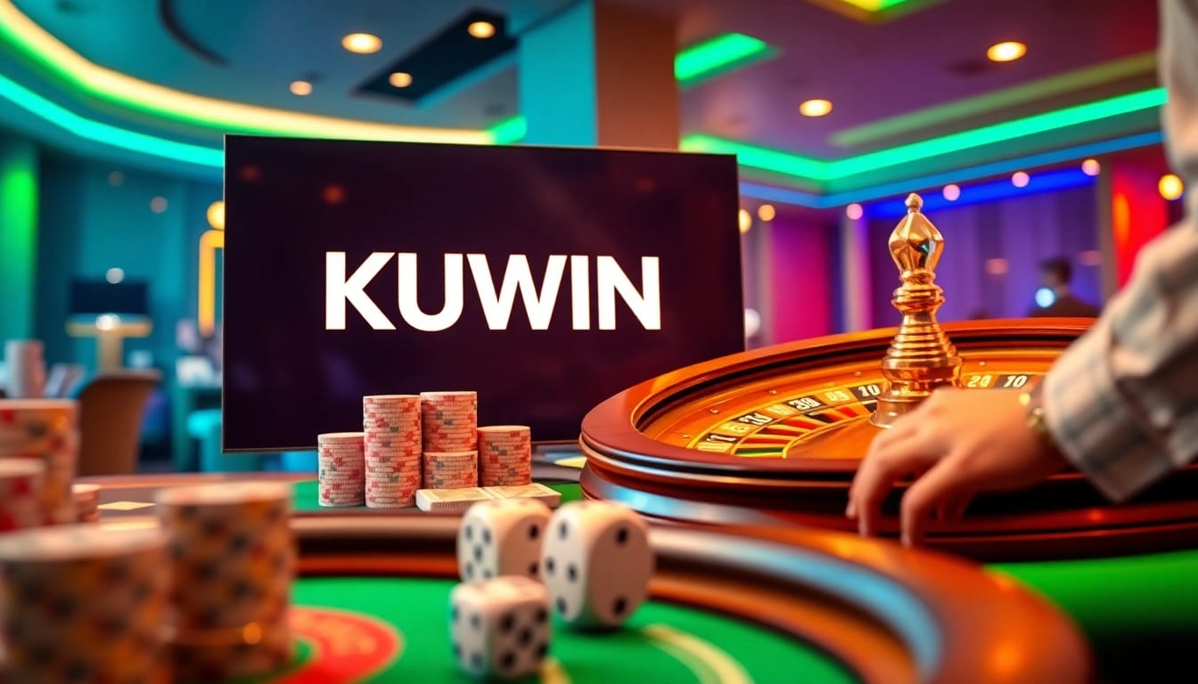Engage in thrilling online gambling with KUWIN casino's vibrant and immersive gaming environment.