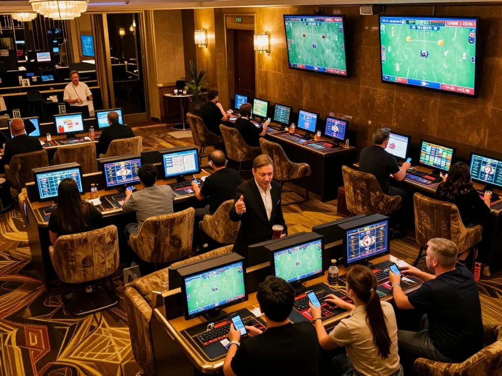 Engage in thrilling sports betting at VT88, where fans cheer on their teams while placing bets.