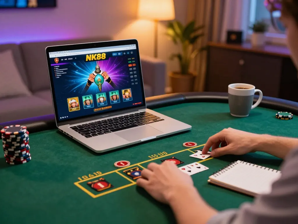 Navigating NK88 online casino from the comfort of home while strategizing for better odds