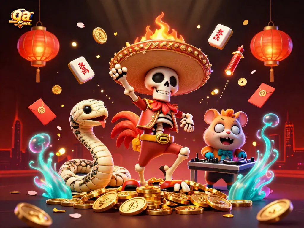 Engage with ga vang tv and vibrant casino action featuring festive characters and rich elements.