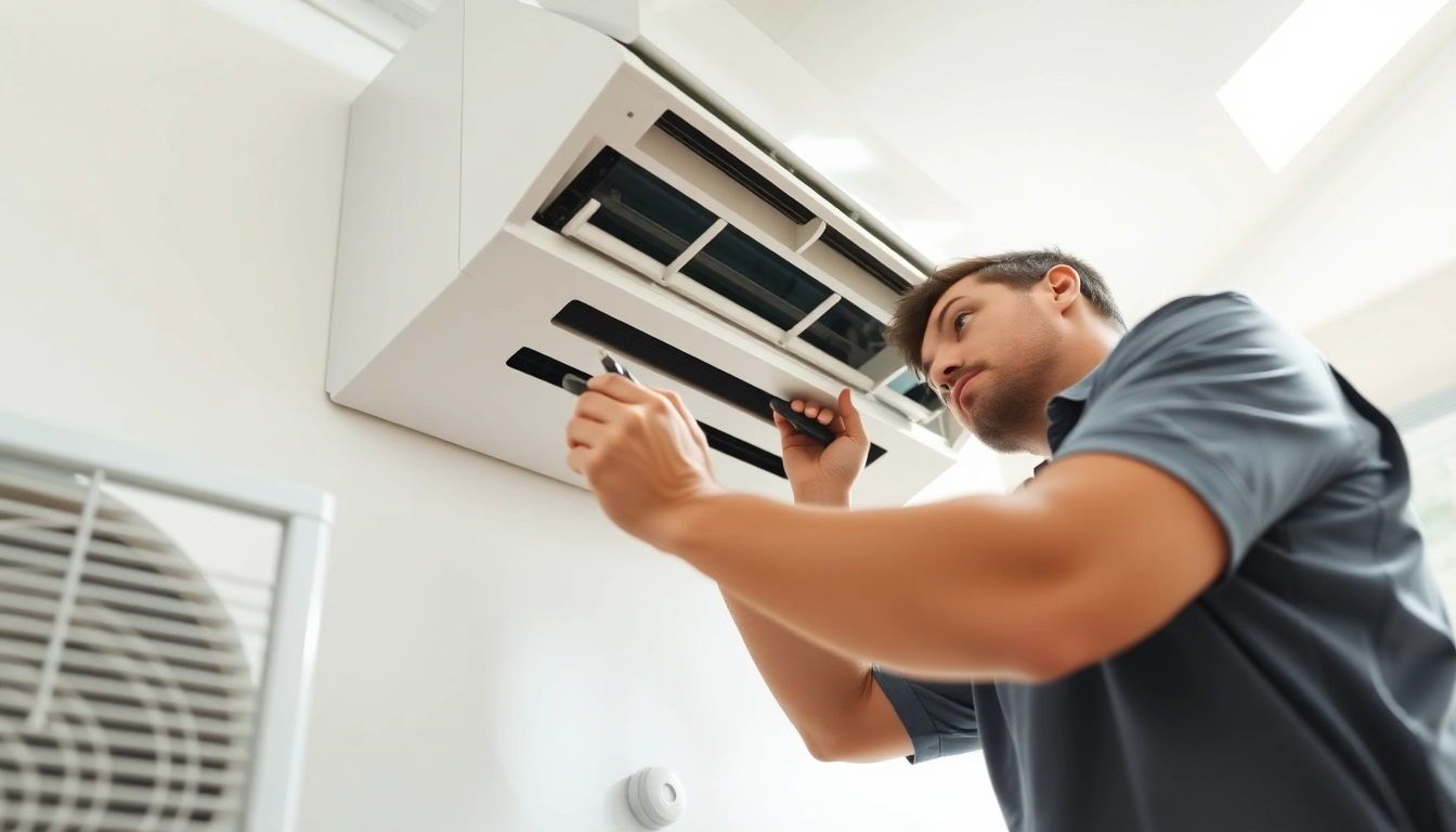Expert AC Repair Tampa technician efficiently servicing an air conditioning unit.