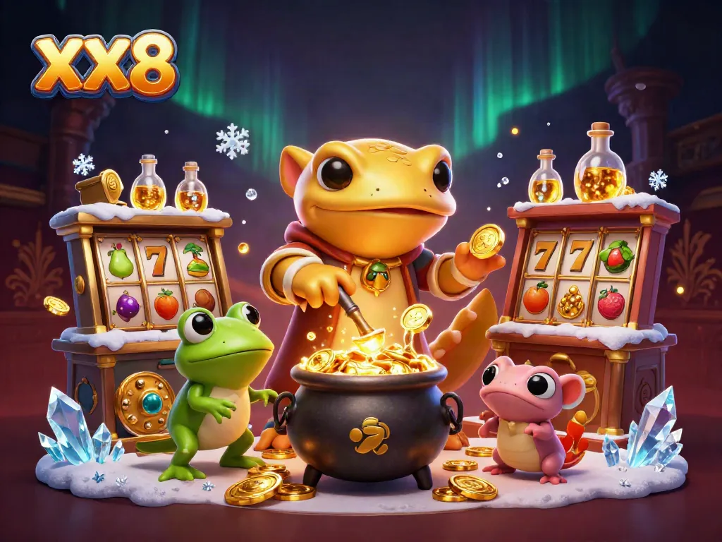 Engage in exhilarating gameplay at XX 8 with golden jackpots and vibrant gaming elements.