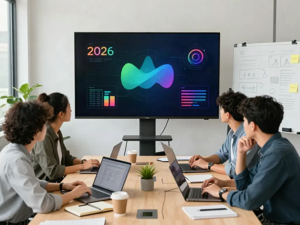 Dynamic team collaboration for Paid Ads Management strategy in a modern workspace.
