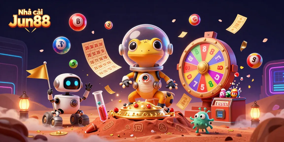 Experience the excitement with Nhà cái Jun88, featuring vibrant gaming elements and a dynamic casino atmosphere.