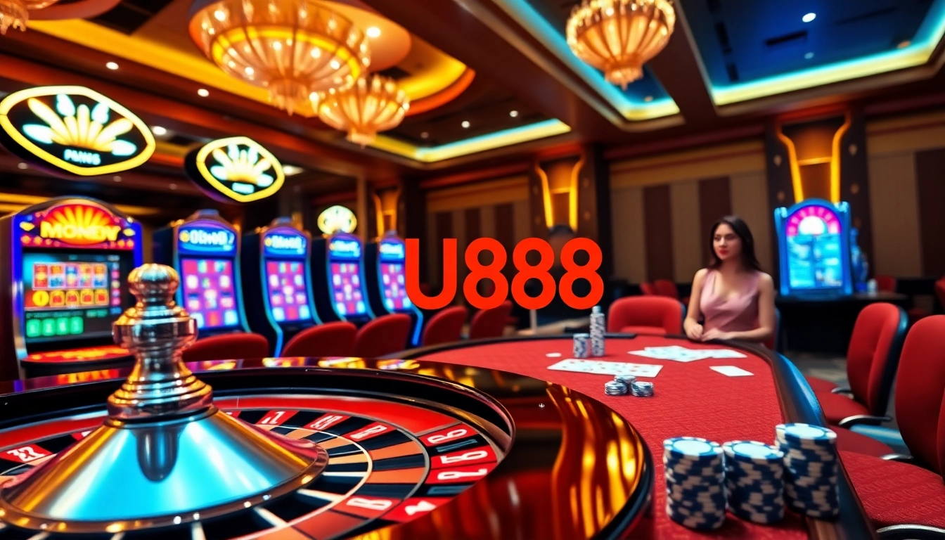 Experience thrilling moments at UU88 with vibrant casino tables and engaging games.