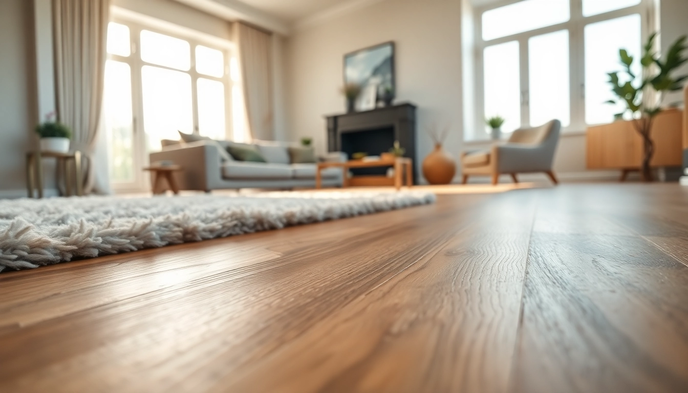 Discover superior flooring near me with luxurious vinyl flooring in an elegant living room setting.