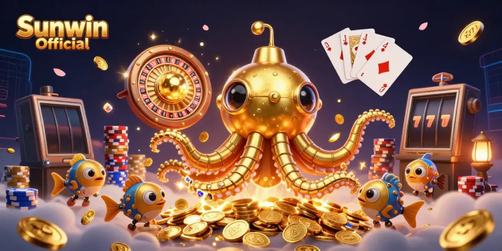 Engage with Sunwin Official's thrilling casino experience featuring dynamic gameplay and golden treasures.