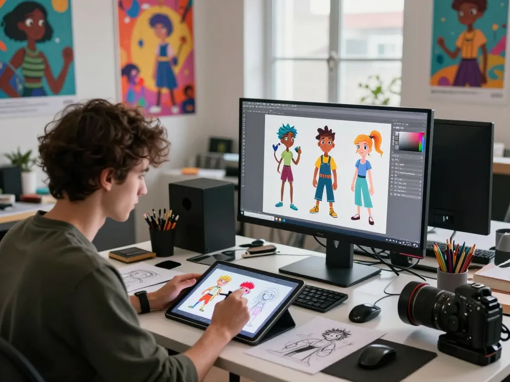 Creating unique characters in an interactive AI design studio, exploring crush on ai.